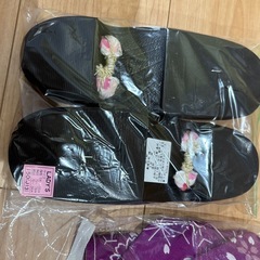 浴衣　帯　下駄　セットの画像