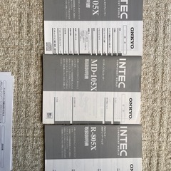 ONKYO コンポ　ラジオ&MD
  の画像