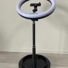  LEDリングライト スタンド伸縮 170cm 自撮りライト