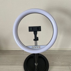  LEDリングライト スタンド伸縮 170cm 自撮りライトの画像