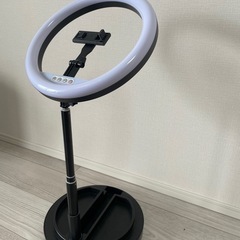  LEDリングライト スタンド伸縮 170cm 自撮りライトの画像