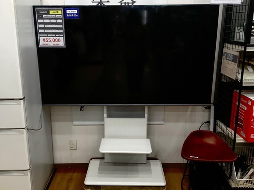 【半年間動作保証付き】SUNRIZE スタンド付4Kテレビ 2019年製
