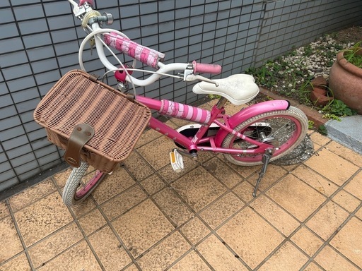 東京　子ども用　自転車　女の子　ピンク　中古　16インチ 東京 子ども用 自転車 女の子 ピンク 中古 16インチ - メルカリ