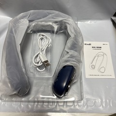 首掛け扇風機の画像