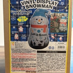 クリスマス　スノーマン　バルーン屋内・屋外　ディスプレイ　大型　デコレーションの画像
