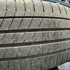 最終値引きです　スバル純正18インチ　アルミホイールタイヤセット　215/45r18 pcd100 5h  7jの画像