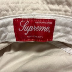 SUPREME M/Lバケットハットbeige の画像
