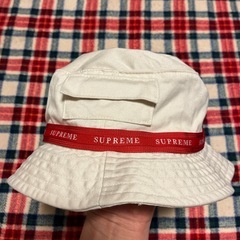 SUPREME M/Lバケットハットbeige の画像