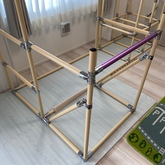 組み立てパイプ、スチールパイプ、メタルジョイント、パイプの画像