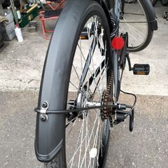 売約済みです🙇【札幌市内配達無料】整備済み中古車！　DAINICHI　BAA車　HOOVER　26インチ　6段切替　LEDオートライト　鍵付　カラー マットブラック　の画像