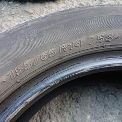 引き取り 155/65R14 4本 BS 夏タイヤ の画像