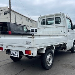総額26.8万円 スズキ キャリートラック 三方開 車検2年 AT PS AC カーラジオ スペアキーの画像
