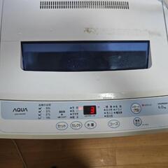洗濯機　6Kg AQUA AQW-S60A(W) の画像