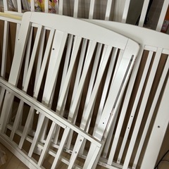 KATOJI ベビーベッド　マットレス付きの画像