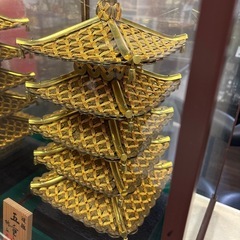 【JY004】開運！五円玉でできた五重の塔の画像