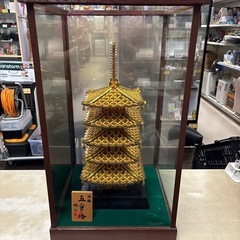 【JY004】開運！五円玉でできた五重の塔