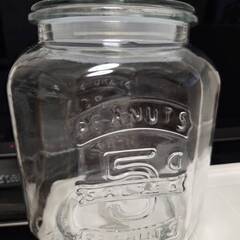 お洒落なガラスの米びつ（お米ケース）容量5kg