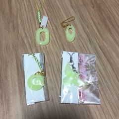 レジン手作りストラップの画像