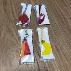 レジン手作りストラップの画像