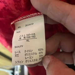 大きいサイズワンピース(4L)の画像