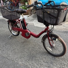 公式ファッションブランド通販サイト Panasonic gyutto 東大阪の (はる) レッド 電動アシスト自転車 自転車本体