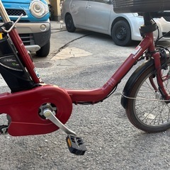 【引き取り限定】 Panasonic電動アシスト自転車20インチ レッド Panasonic gyutto 電動アシスト自転車 レッド (はる) 東大阪の