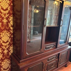 大型キャビネット　古家具の画像