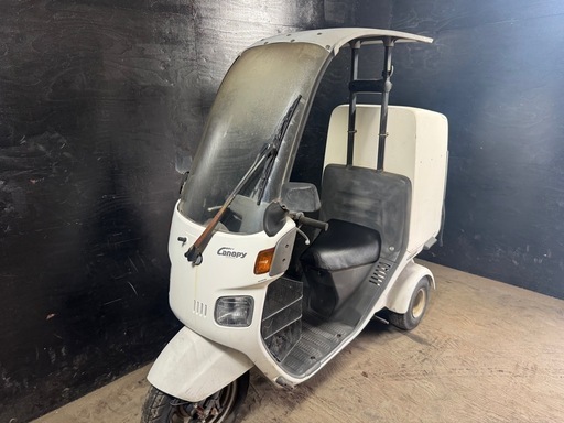 ★支払い総額4.0万円★買取強化中！査定無料♪ホンダ ジャイロキャノピー TA02 フロントカゴ付き！リアボックス付き！激安！