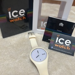 【未使用 極美品】Ice-Watch 赤フェイスクリアバンド アイスウォッチ ICE-WATCH 腕時計 ボーイズ ガールズ アイスオラ