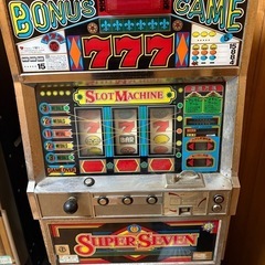 稀少レトロパチスロ2号機スーパーセブン、デートライン銀河(バラ売り可)の画像