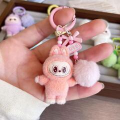 【新品未使用】【送料込】ラブブぬいぐるみキーホルダー色 選択 自由の画像