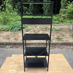 💥福岡市内配送設置対応🌈　キッチンラック レンジ台 ラック キッチン 棚 幅60cm レンジボード キッチン収納 オープンラック ラック 棚 オープンシェルフ レンジラックの画像