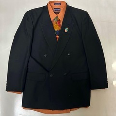 90s スーツセットアップ シャツ ネクタイ ベスト セット