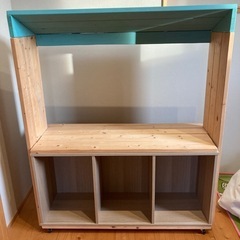 おままごと　お店屋さん　DIY自作収納の画像