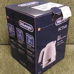 【新品・未使用】電気ケトル　デロンギ　KBLA1200J-Wの画像