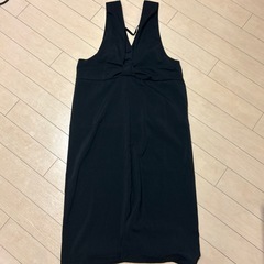 背中リボン　ジャンパースカートの画像