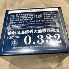 最終値下げ【新品未開封】冷感不織布マスクの画像