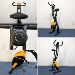 IGNIO フィットネスバイク FB-1703-01 美品 エアロバイク スキャン/速度・距離・時間・カロリー表示エクササイズ用品 清掃/動作確認済みの画像