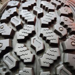 【走行短め】YOKOHAMA FLEXPAN 280 215/80R15 15インチ スパイクタイヤ 4本 ジムニー等　(KTN435) の画像