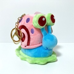【新品】スポンジボブ ゲイリー ぬいぐるみキーホルダー 日本未発売 海外限定品の画像