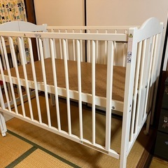受け渡し者決定【スリーピー】ベビーベッド×【ココデシカ】固綿マッ...