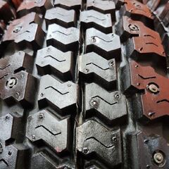 【未走行に近い】BS BRIDGESTONE RD-713 WINTER 165R14LT 8PR 14インチ スパイクタイヤ スタッドレス 4本 ADバン等　(KTM449)の画像