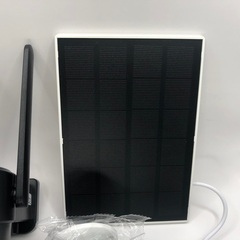 【133】新品1台 Wi-Fi 野外セキュリティカメラ〈充電バッテリー内臓〉& ソーラーパネルセットの画像