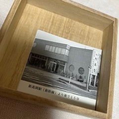 松美堂　朱肉　金色　木箱セット　新品未使用！の画像