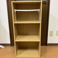 カラーボックスとワイヤーラック