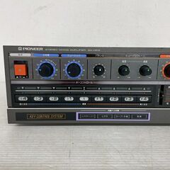 【Pioneer】パイオニア ステレオミキシングアンプ SA-V20Ⅱ 通電確認済 ステレオ アンプ オーディオ機器 レトロ機器 カラオケアンプ Y1839の画像