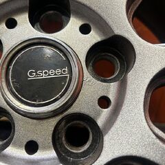 HOT STAFF G-SPEED 社外ホイール 15インチ 4本 6.5J5HPCD100+40 トヨタ純正ナット必須 軽量 プリウス等　(VHC484)の画像