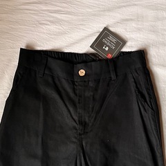 新品　タグ付き　XCHENG☆ワイドパンツ M ★ウエスト背中側ゴム仕様の画像