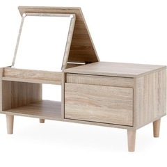 【展示品・未使用品】【福岡市限定】ドレッサーデスク  ドレッサー 幅120cm ドレッサーデスク 佐藤産業のおしゃれな ミラー・ドレッサー