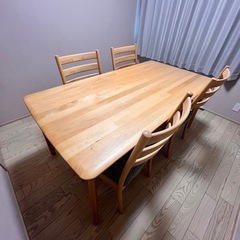 ニトリダイニングテーブルセットの中古が安い！激安で譲ります